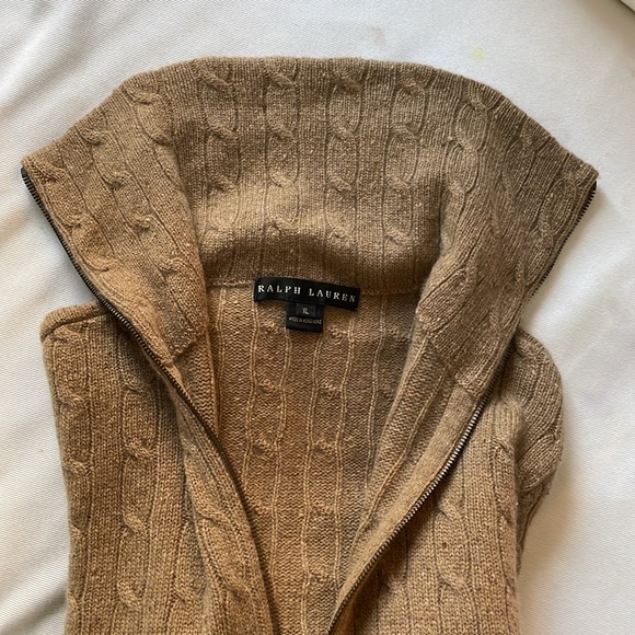 Ralph Lauren Cashmere Zip Sweater - Picture 5 of 6